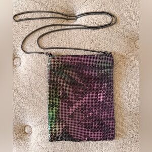 Nordstrom Sequin Crossbody Bag - Purple and Green